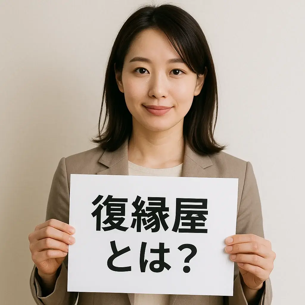 別れさせ屋がターゲットへ心理的アプローチを行い関係を変化させる場面のイラスト